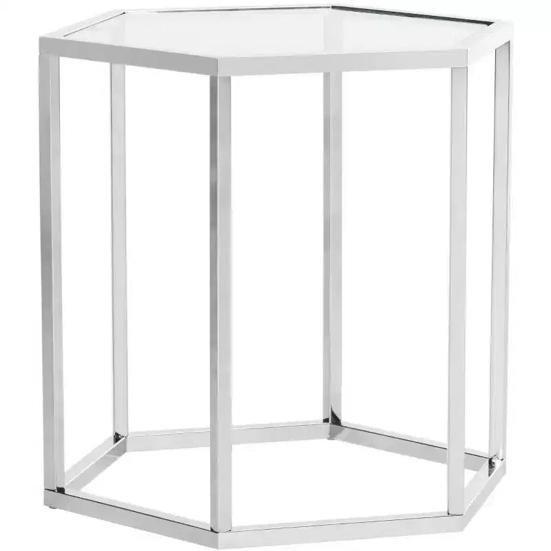 Teagan End Table - MMT6002A - Chrome - Safavieh