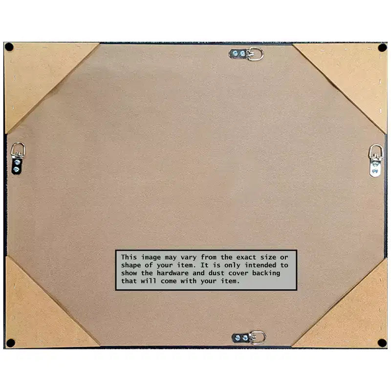 Amanti Art Owl Brown Narrow Non-Beveled Wood Framed Wall Mirror