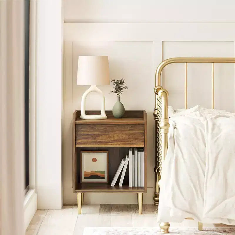 Max & Finn Remy Nightstand, Walnut