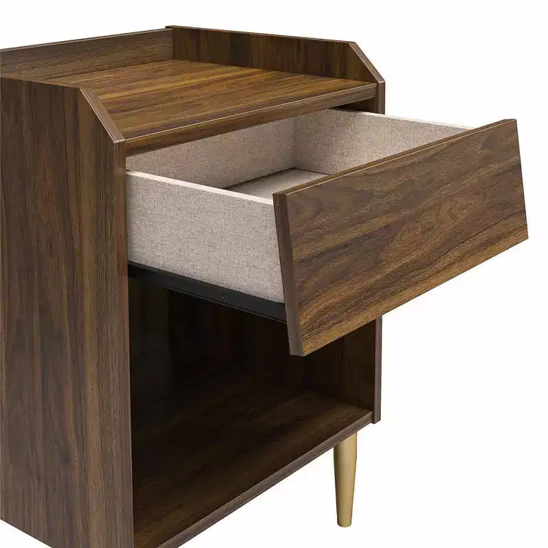 Max & Finn Remy Nightstand, Walnut