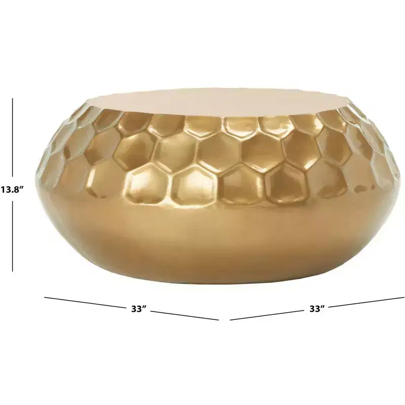 Roxanna Coffee Table - FOX3235A - Antique Brass - Safavieh Couture