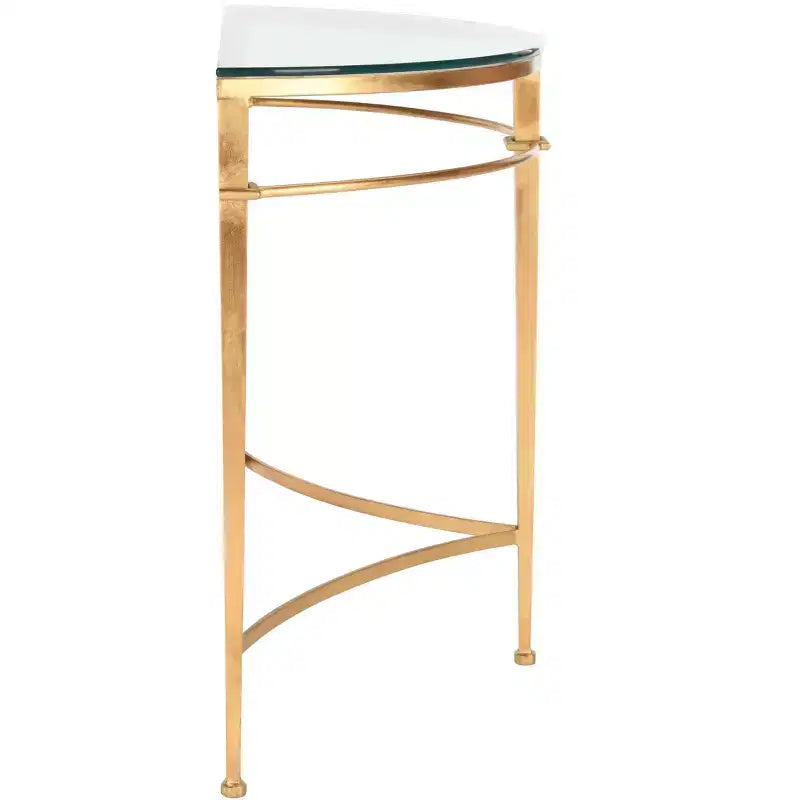Baur Console Table - AMH8306A - Gold - Safavieh Couture