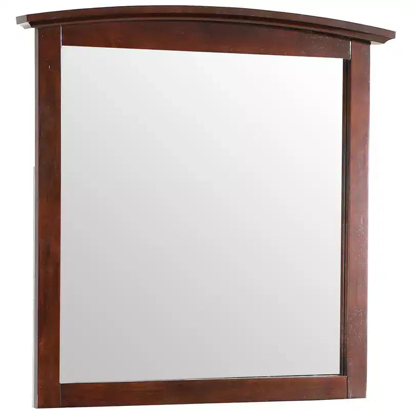 Passion Furniture 37 in. x 35 in. Classic Rectangle Framed Dresser Mirror