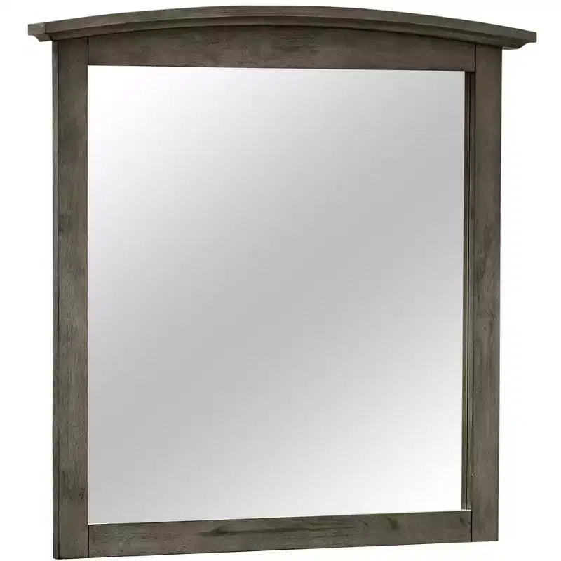 Passion Furniture 37 in. x 35 in. Classic Rectangle Framed Dresser Mirror