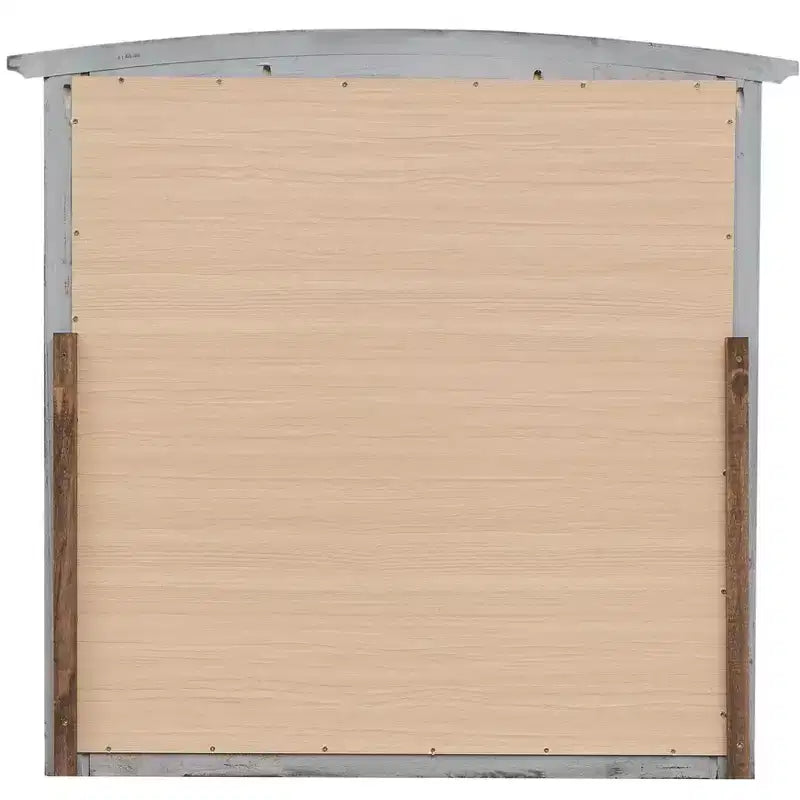 Passion Furniture 37 in. x 35 in. Classic Rectangle Framed Dresser Mirror