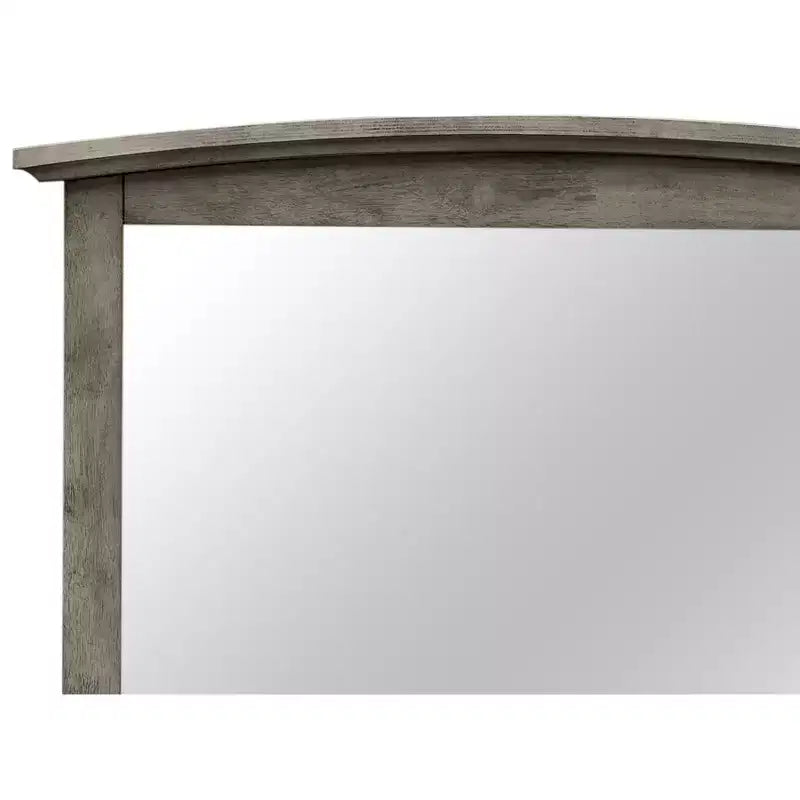 Passion Furniture 37 in. x 35 in. Classic Rectangle Framed Dresser Mirror