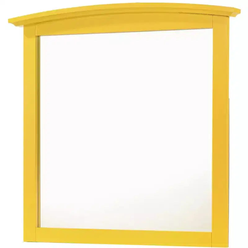 Passion Furniture 37 in. x 35 in. Classic Rectangle Framed Dresser Mirror