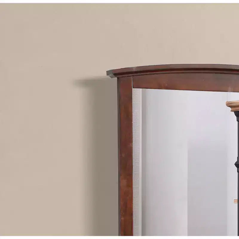Passion Furniture 37 in. x 35 in. Classic Rectangle Framed Dresser Mirror