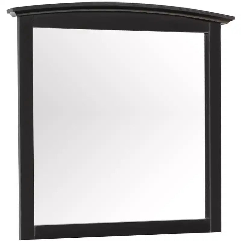 Passion Furniture 37 in. x 35 in. Classic Rectangle Framed Dresser Mirror