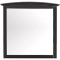 Passion Furniture 37 in. x 35 in. Classic Rectangle Framed Dresser Mirror