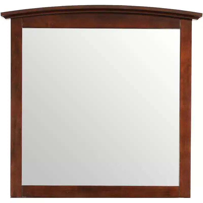 Passion Furniture 37 in. x 35 in. Classic Rectangle Framed Dresser Mirror