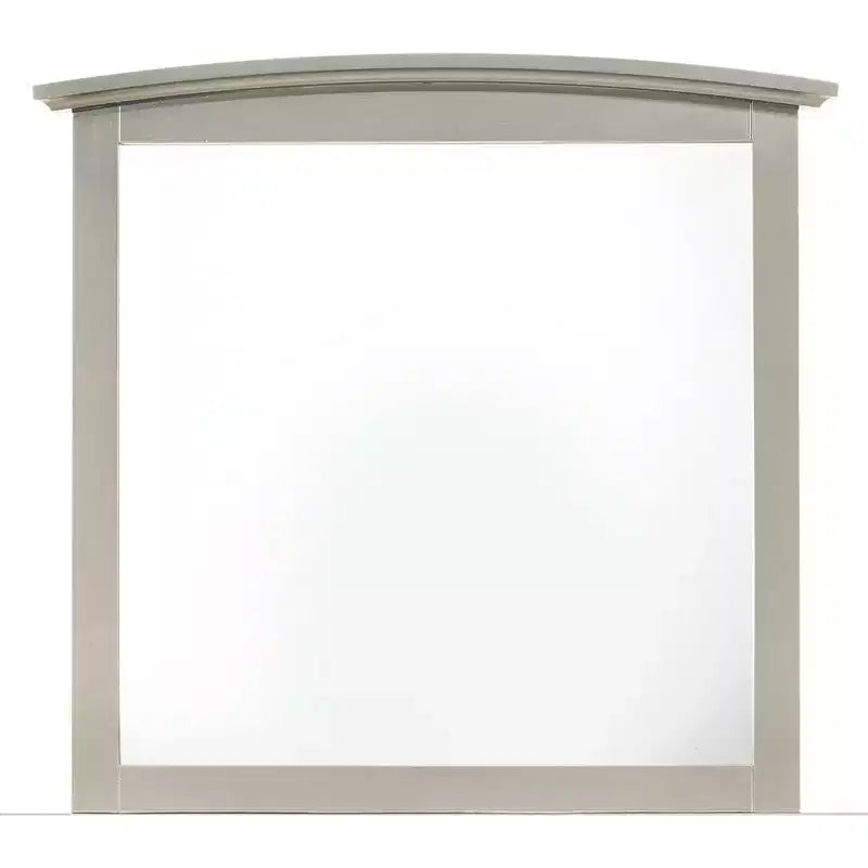 Passion Furniture 37 in. x 35 in. Classic Rectangle Framed Dresser Mirror