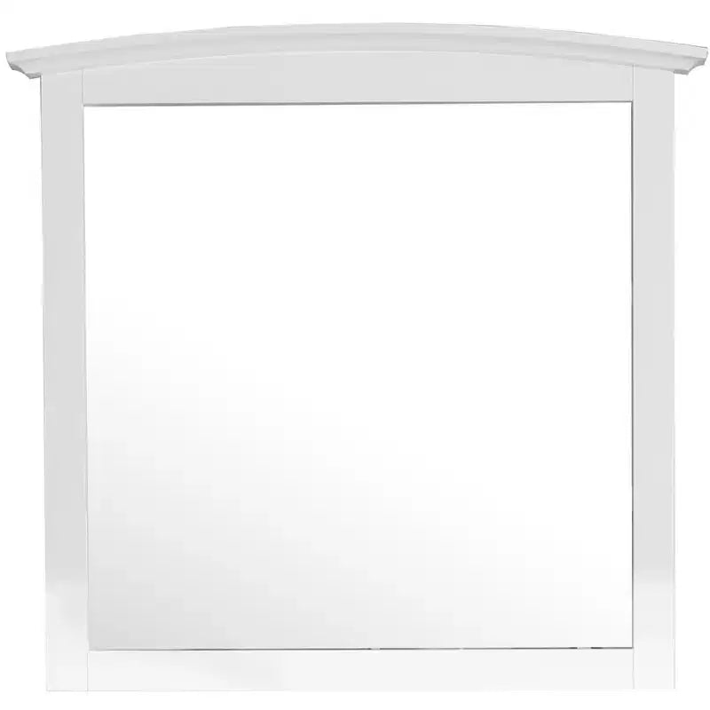 Passion Furniture 37 in. x 35 in. Classic Rectangle Framed Dresser Mirror