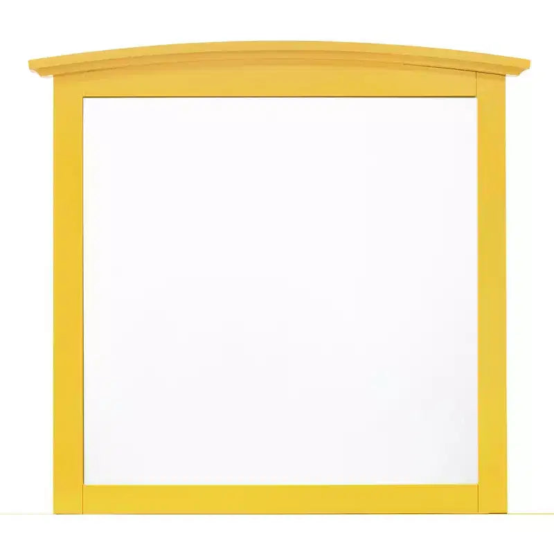 Passion Furniture 37 in. x 35 in. Classic Rectangle Framed Dresser Mirror