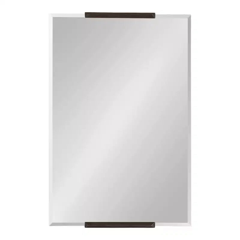 Kate and Laurel Erina Metal Rectangle Mirror, 20x31, Bronze