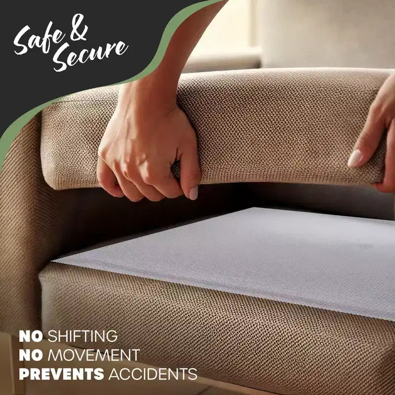 Nevlers Non Slip Grip Pads for Couch Cushion