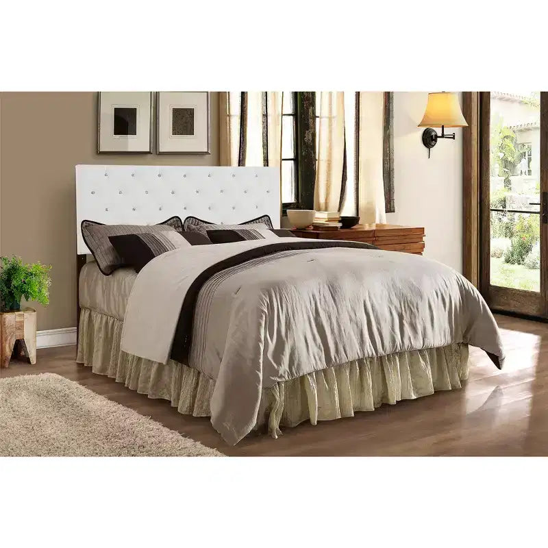 Passion Furniture Super Nova 2 Tufted Queen Headboard