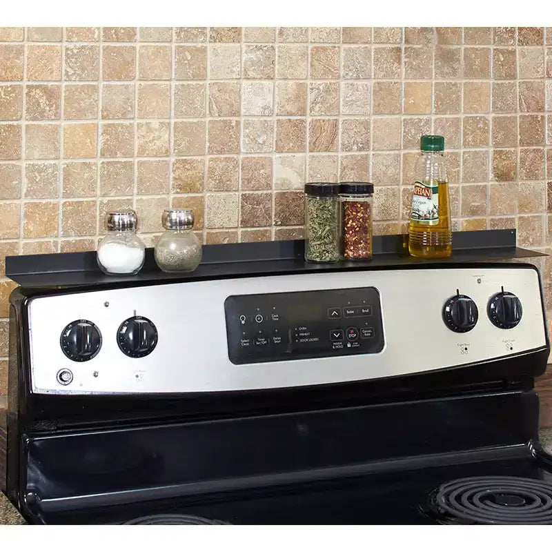 The Lakeside Collection Magnetic Instant Stove Top Shelf for Kitchen Organization