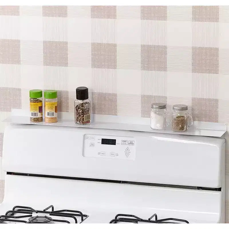 The Lakeside Collection Magnetic Instant Stove Top Shelf for Kitchen Organization