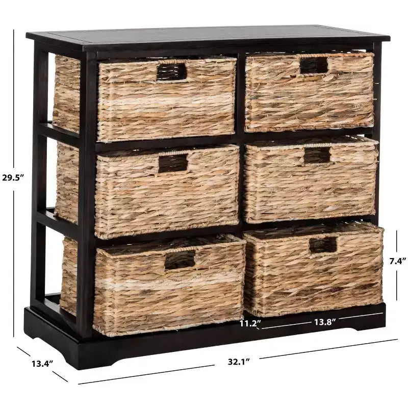 Keenan 6 Basket Storage Chest - AMH5740 - Safavieh Couture