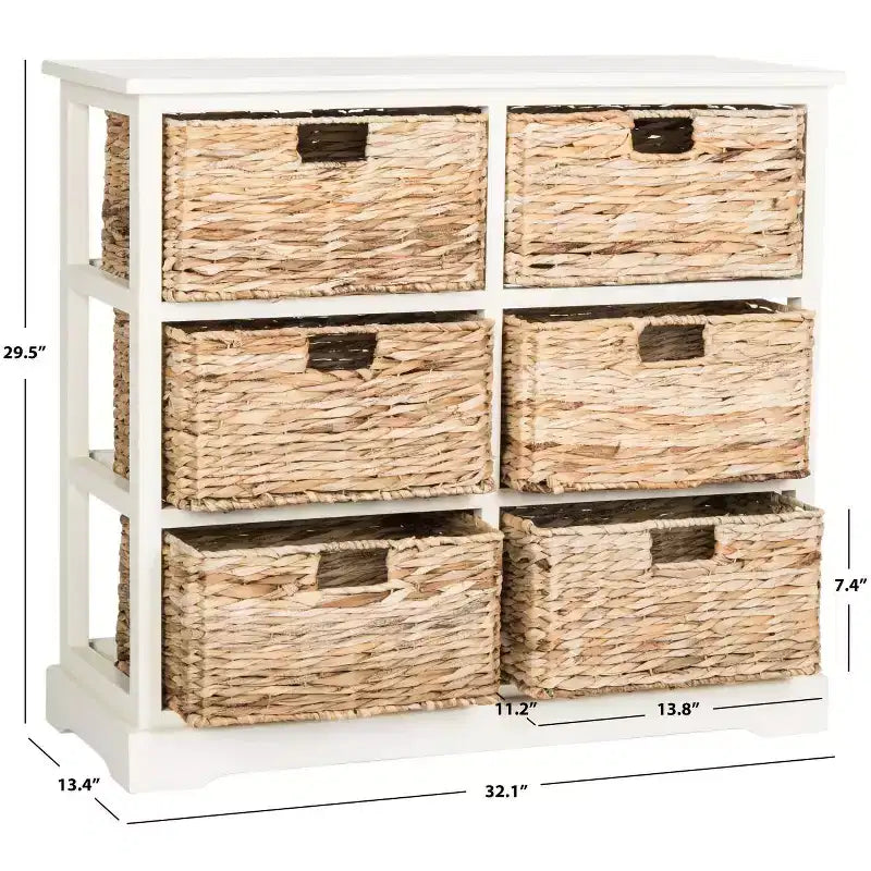 Keenan 6 Basket Storage Chest - AMH5740 - Safavieh Couture