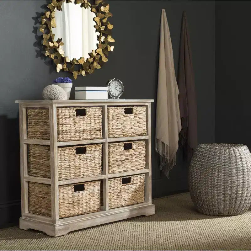 Keenan 6 Basket Storage Chest - AMH5740 - Safavieh Couture