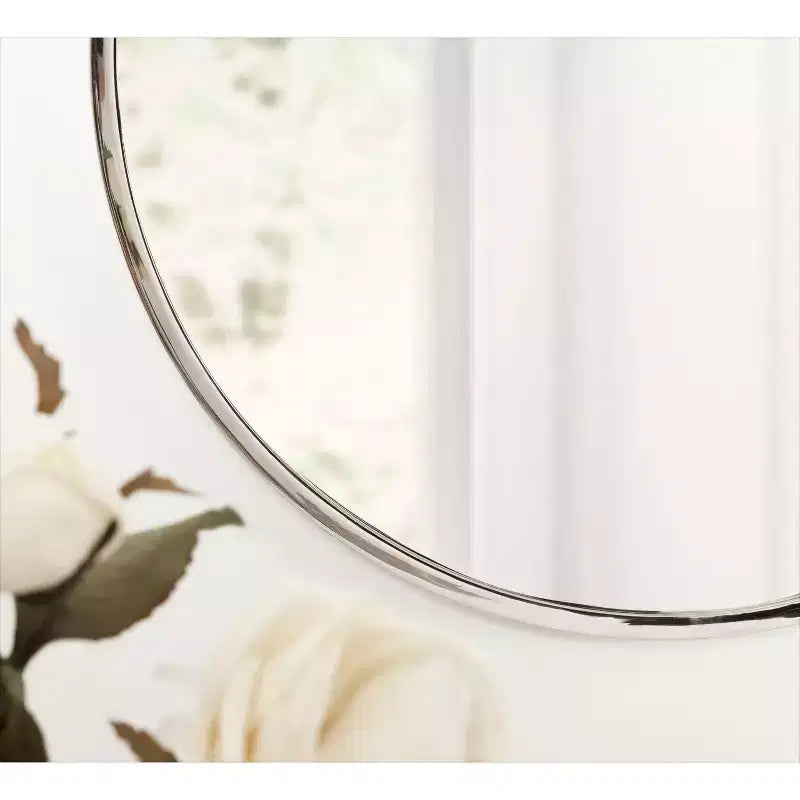 Kate and Laurel Rowla Round Wall Mirror