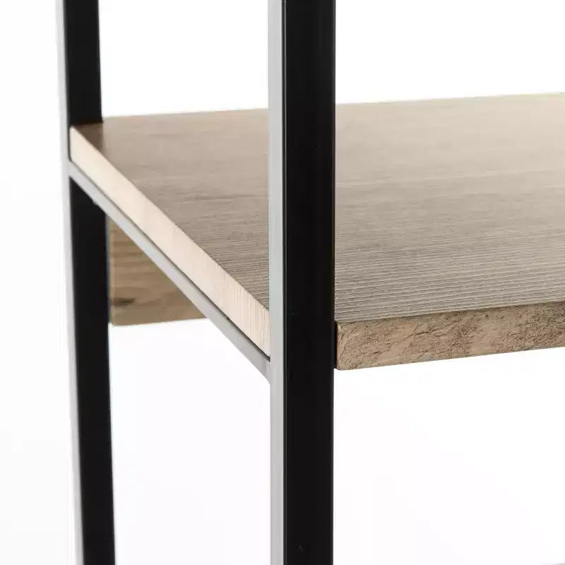 Lisa Etagere - FOX4275 - Oak/Black - Safavieh Couture