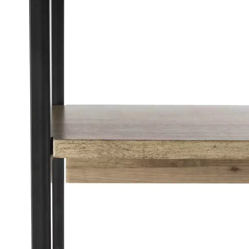 Lisa Etagere - FOX4275 - Oak/Black - Safavieh Couture