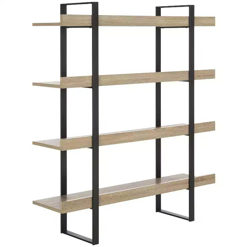 Melissa Etagere - FOX4282 - Light Brown/Black - Safavieh Couture