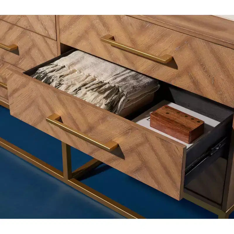 Estelle 6 Drawer Modern Dresser - SFV2105 - Safavieh Couture