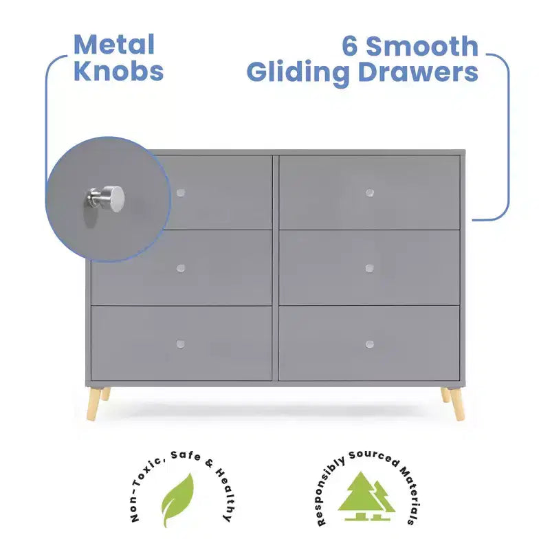 Delta Children Jordan 6 Drawer Dresser