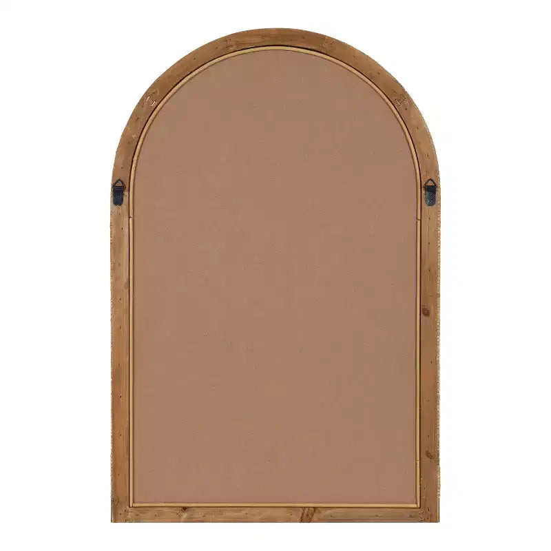 Kate and Laurel Rahfy Arch Framed Wall Mirror, 20x30, Natural