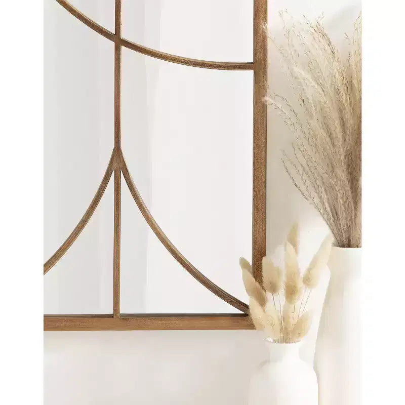 Kate and Laurel Larisa Framed Arch Mirror, 24x36, Gold