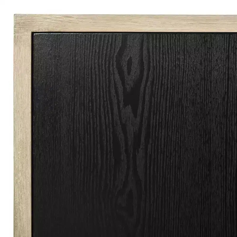 Jeralyn Sideboard - FOX4232 - Light Oak/Black - Safavieh Couture