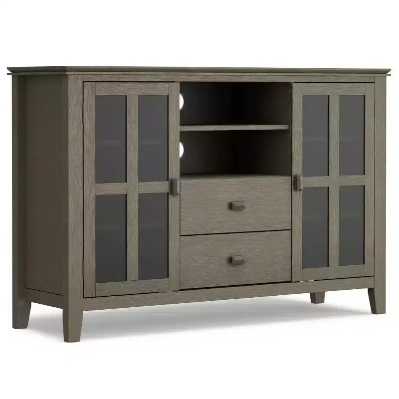 Stratford Solid Wood Tall TV Stand for TVs up to 55 - WyndenHall