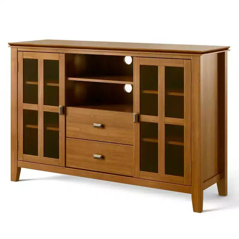 Stratford Solid Wood Tall TV Stand for TVs up to 55 - WyndenHall
