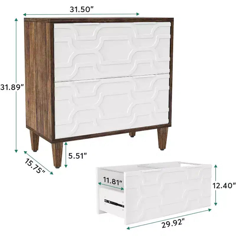 Tribesigns 2-Drawer Lateral Filing Cabinet