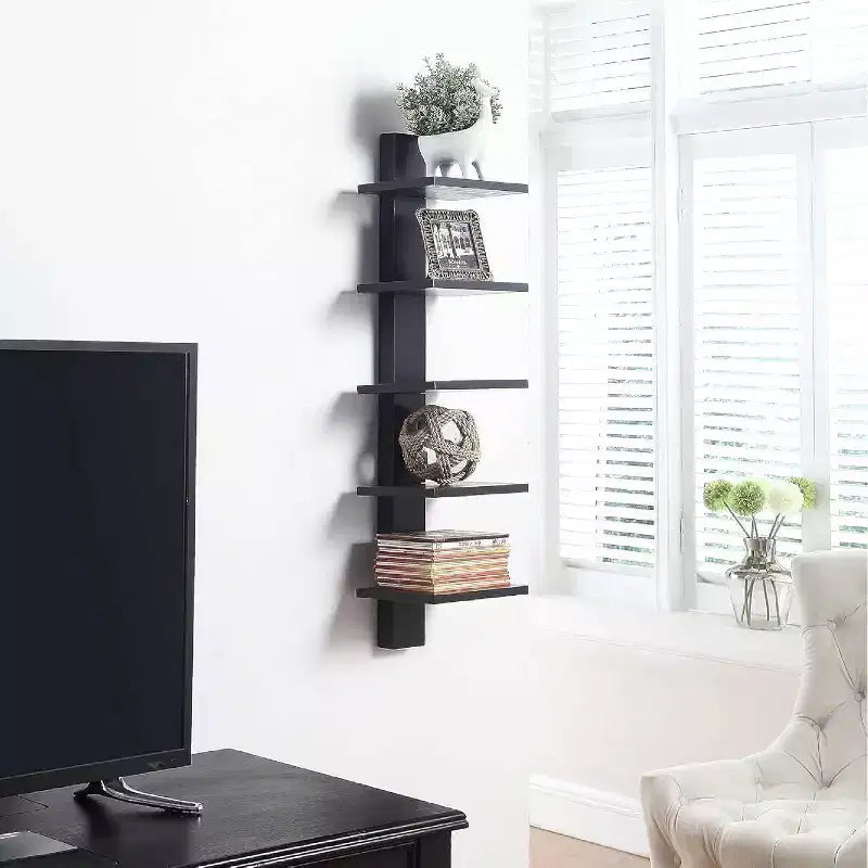 Spine Wall Book Shelves Stylish and Functional - Proman Products