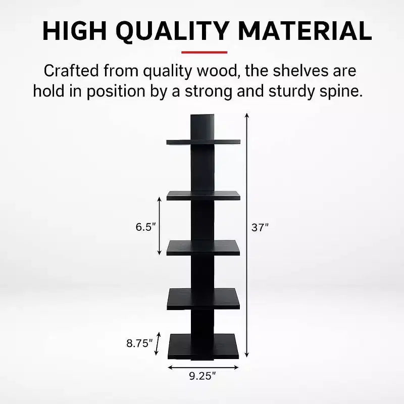 Spine Wall Book Shelves Stylish and Functional - Proman Products