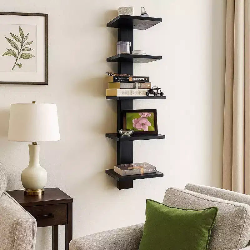 Spine Wall Book Shelves Stylish and Functional - Proman Products