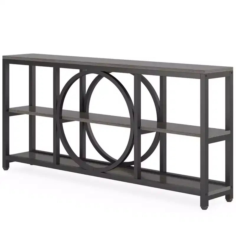 Lantine 70.9 inches 3-Tier Extra Long Console Table