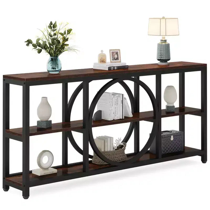 Lantine 70.9 inches 3-Tier Extra Long Console Table