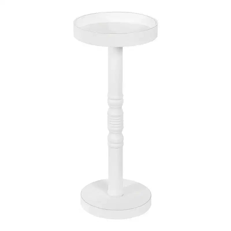Kate and Laurel - Bellport Pedestal End Table