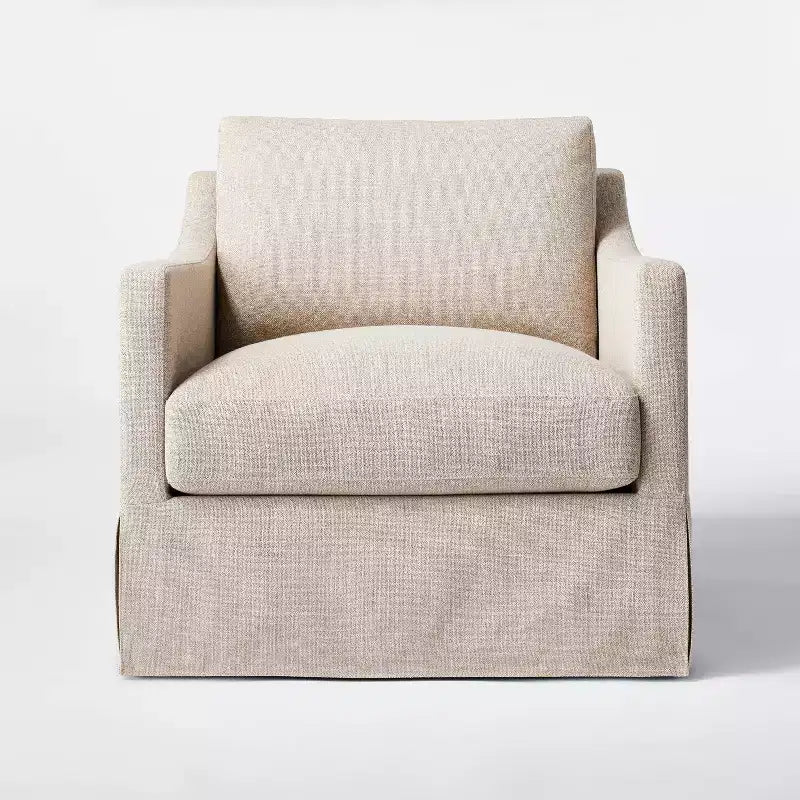 Vivian Park Upholstered Swivel Chair - Threshold designed with Studio McGee