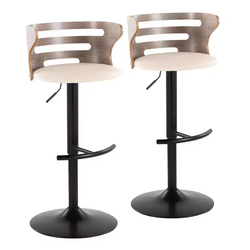 Set of 2 Cosi Adjustable Barstools - LumiSource