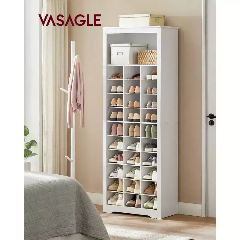 10-Tier Shoe Storage Cabinet, Holds 30 Pairs, Shoe Rack for Entryway & Bedroom