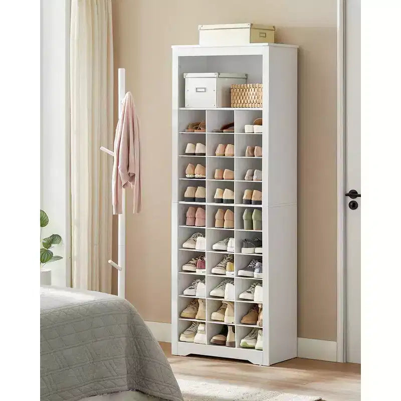10-Tier Shoe Storage Cabinet, Holds 30 Pairs, Shoe Rack for Entryway & Bedroom