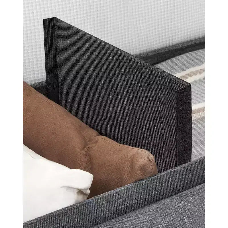 SONGMICS Storage Ottoman Bench Ottoman with Storage Footstool Hold up to 660 lb for Bedroom Living Room
