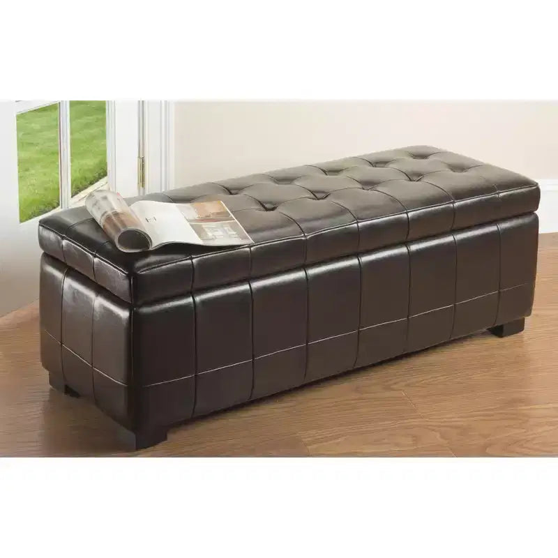 Manhattan Large Storage Ottoman - HUD4200 - Safavieh Couture